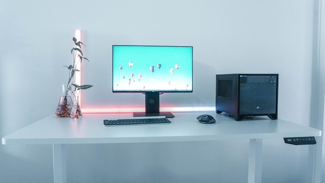 about-us My minimal standing desk workspace - @squarelism